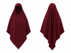 Khimar rouge bordeaux