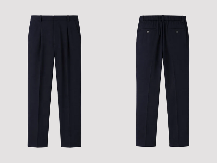 Pantalon Waqar bleu