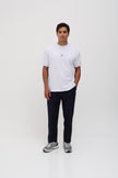 T-shirt oversize signature blanc