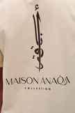 T-shirt oversize signature crème