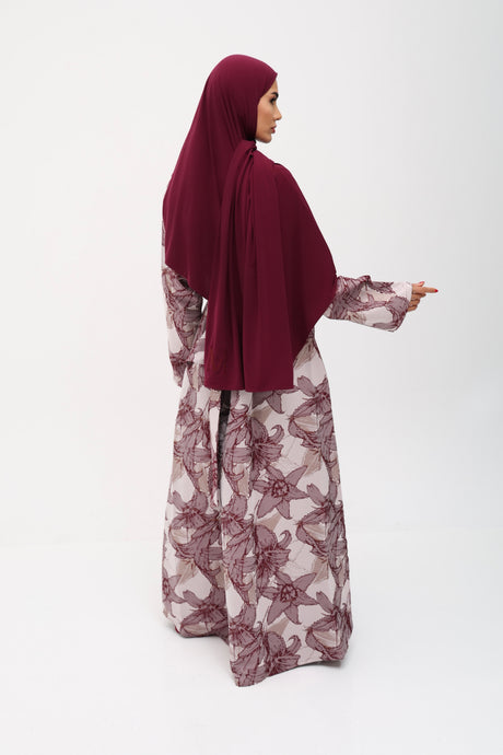 Hijab Jersey Premium rouge bordeaux