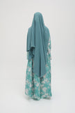 Abaya Zahra bleu