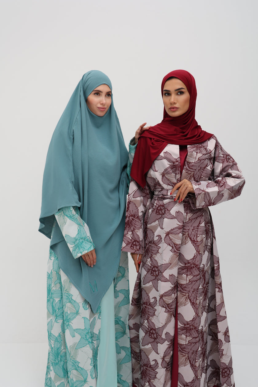 Hijab Jersey Liquid rouge bordeaux