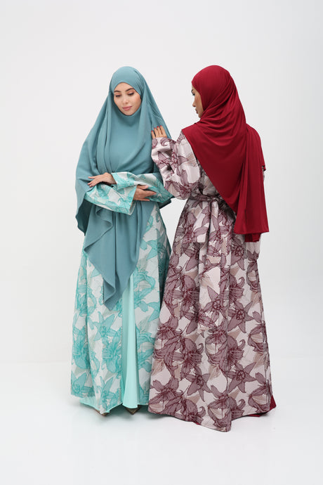 Hijab Jersey Liquid rouge bordeaux