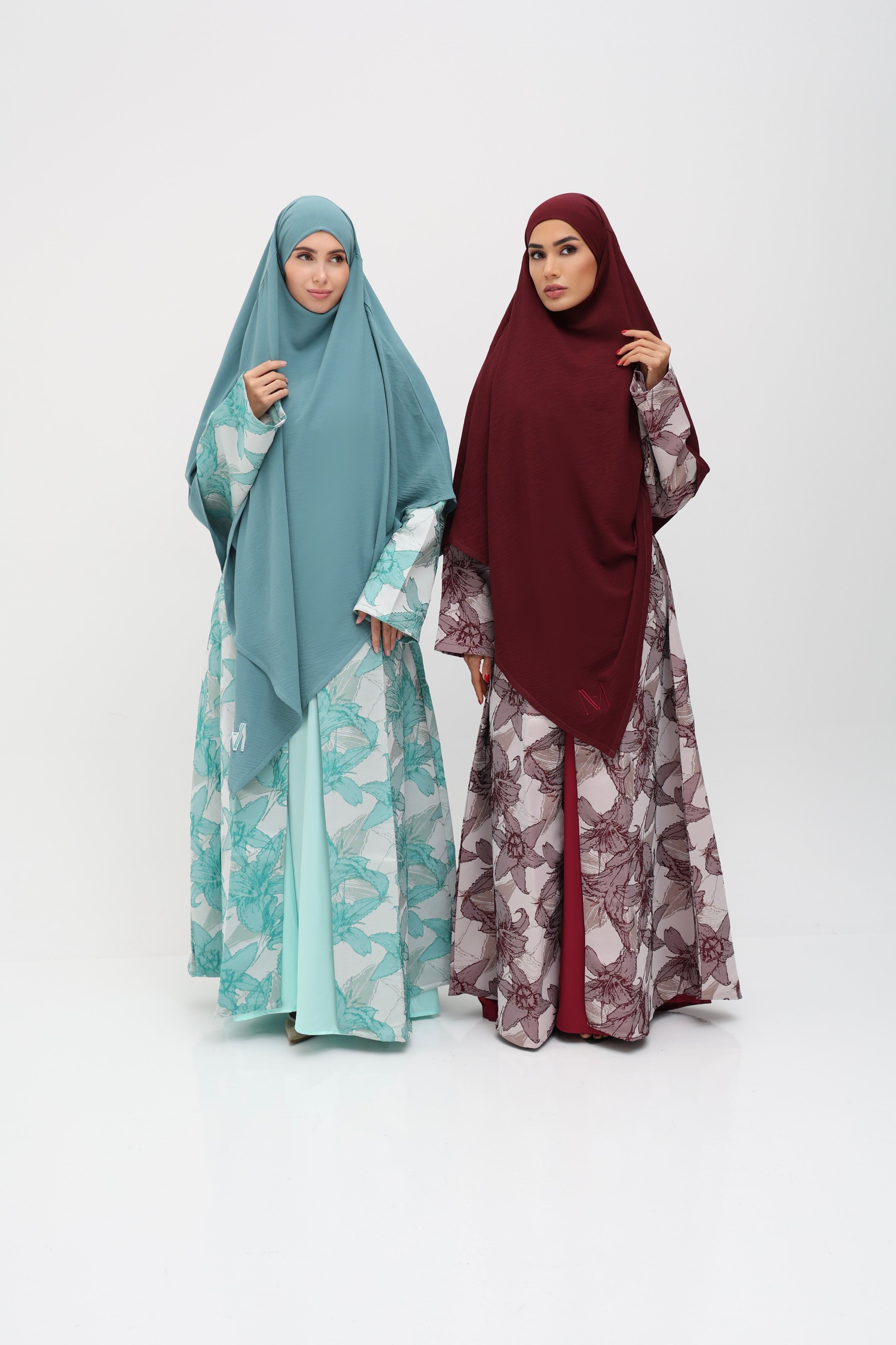 Abaya Zahra bleu