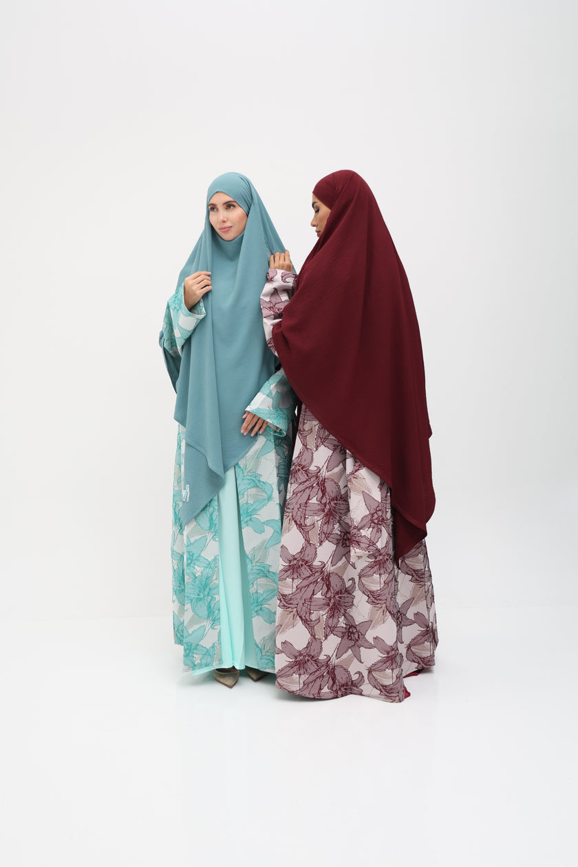 Abaya Zahra bleu