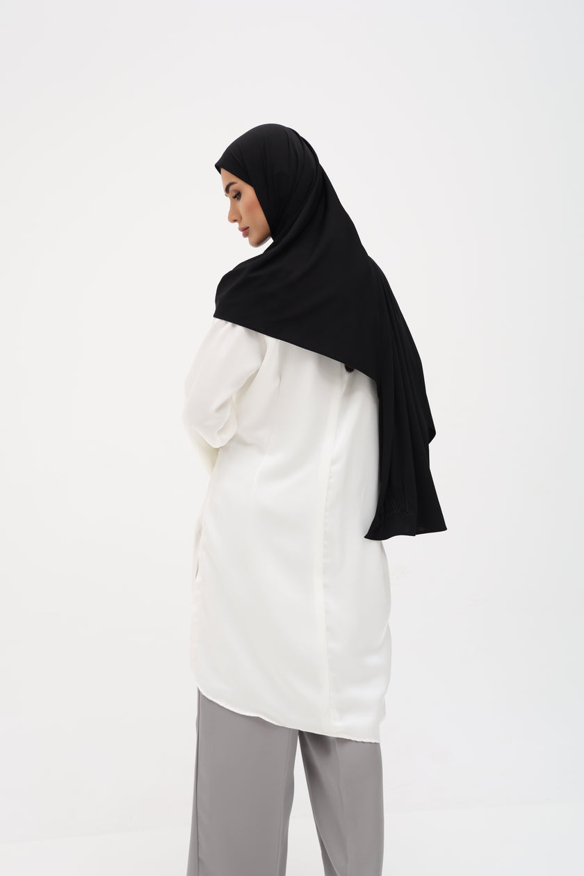 Hijab Jersey Premium noir