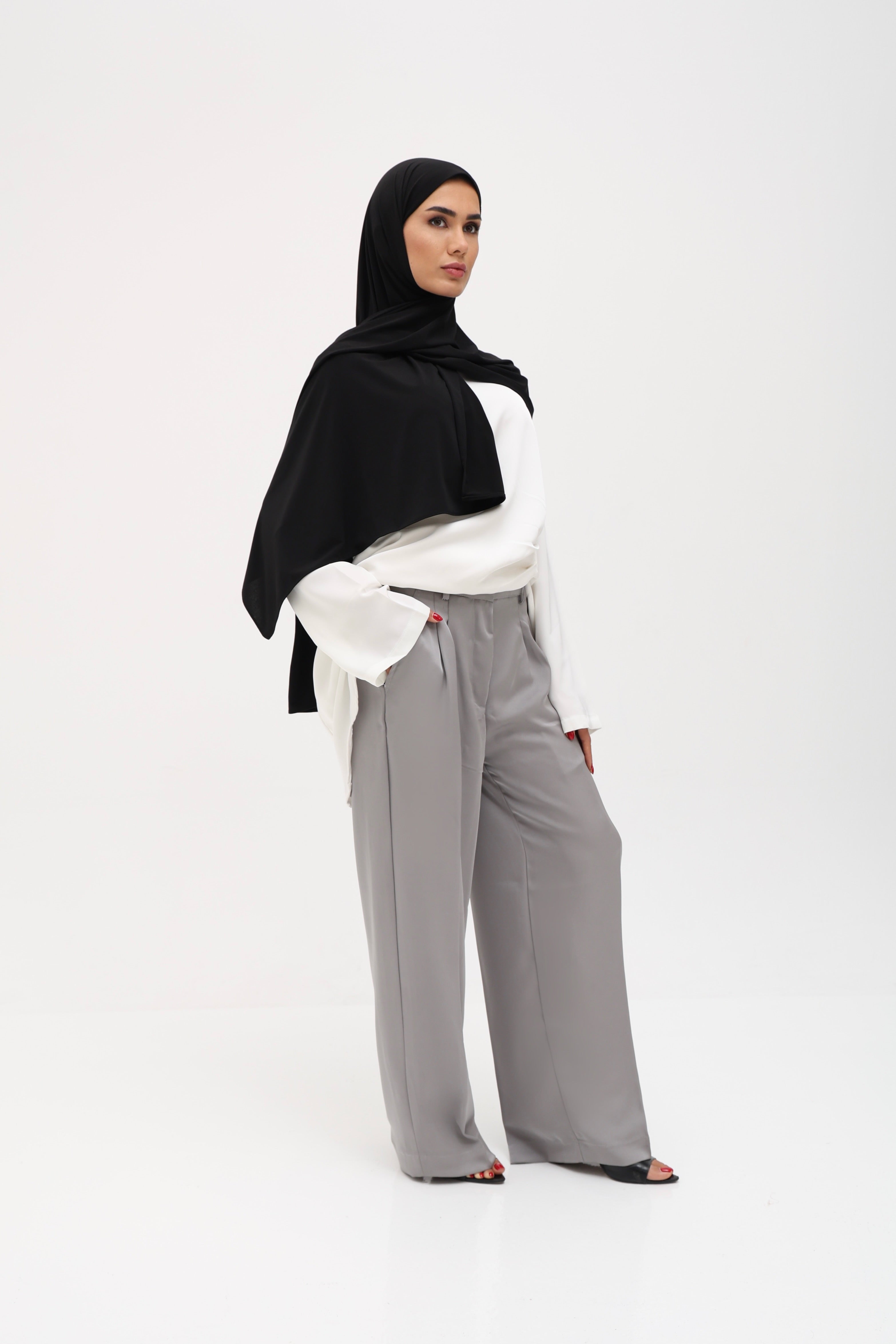 Hijab Jersey Premium noir