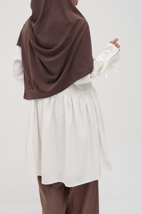 Hijab Jersey Premium marron