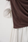 Hijab Jersey Premium marron