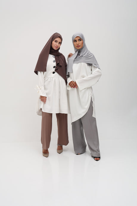 Hijab Jersey Liquid gris clair