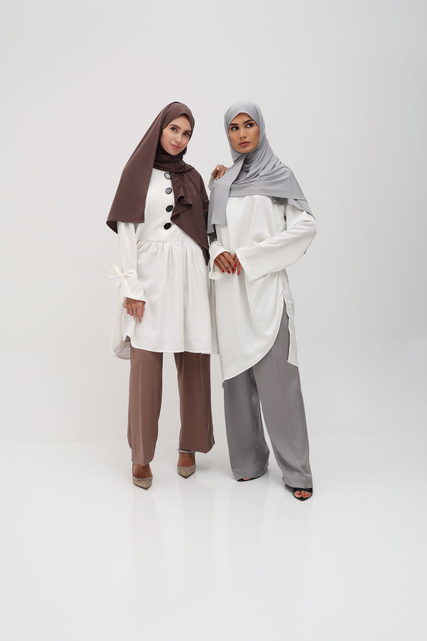 Hijab Jersey Liquid gris clair