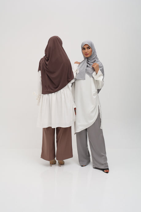 Hijab Jersey Liquid gris clair