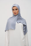 Hijab Jersey Liquid gris/bleu