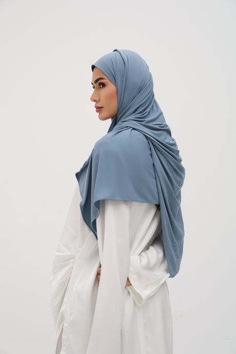 Hijab Jersey Premium bleu clair