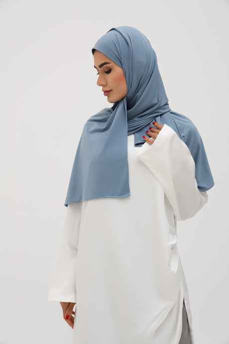 Hijab Jersey Premium bleu clair