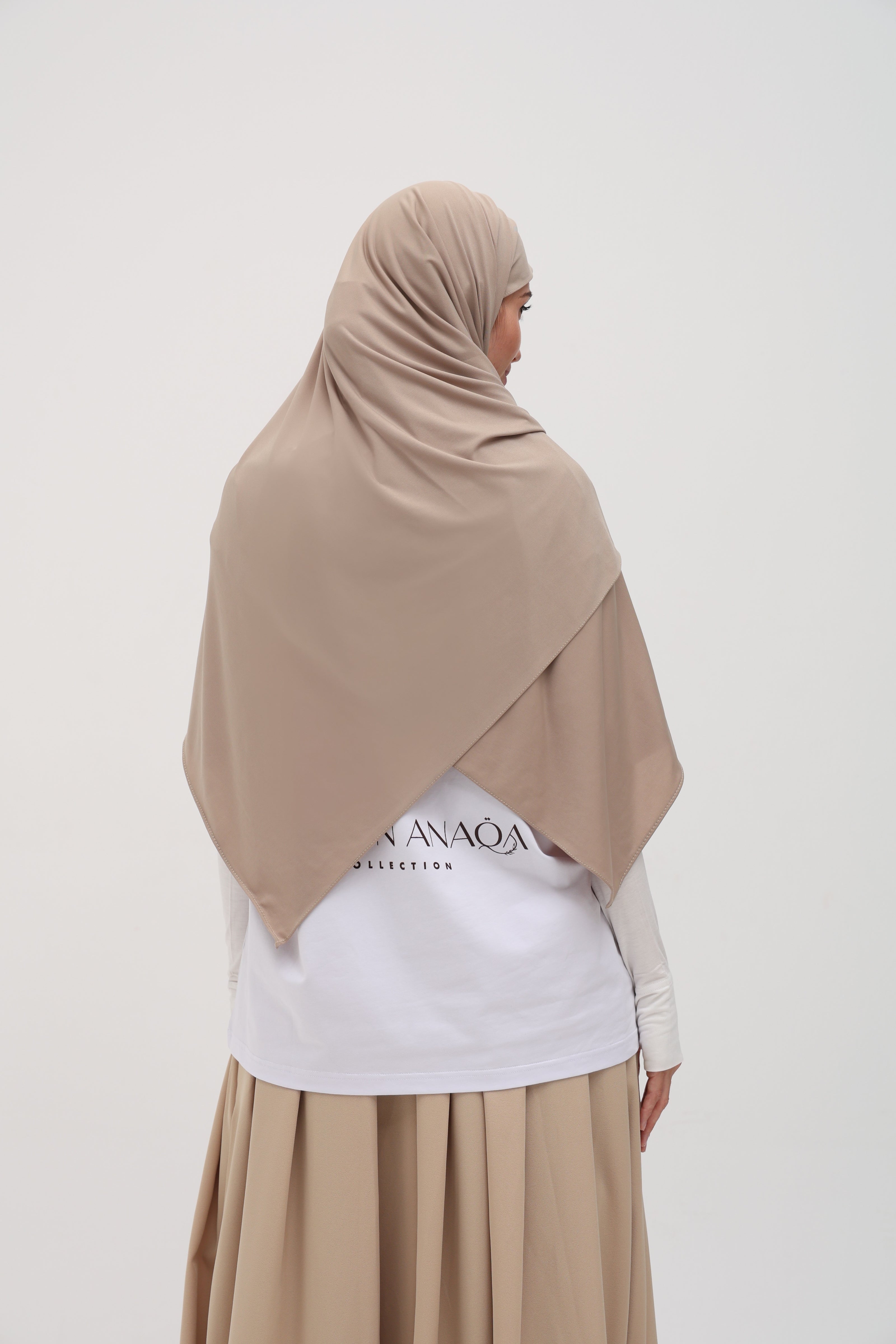 T-shirt oversize signature blanc