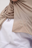 Hijab Jersey Liquid taupe