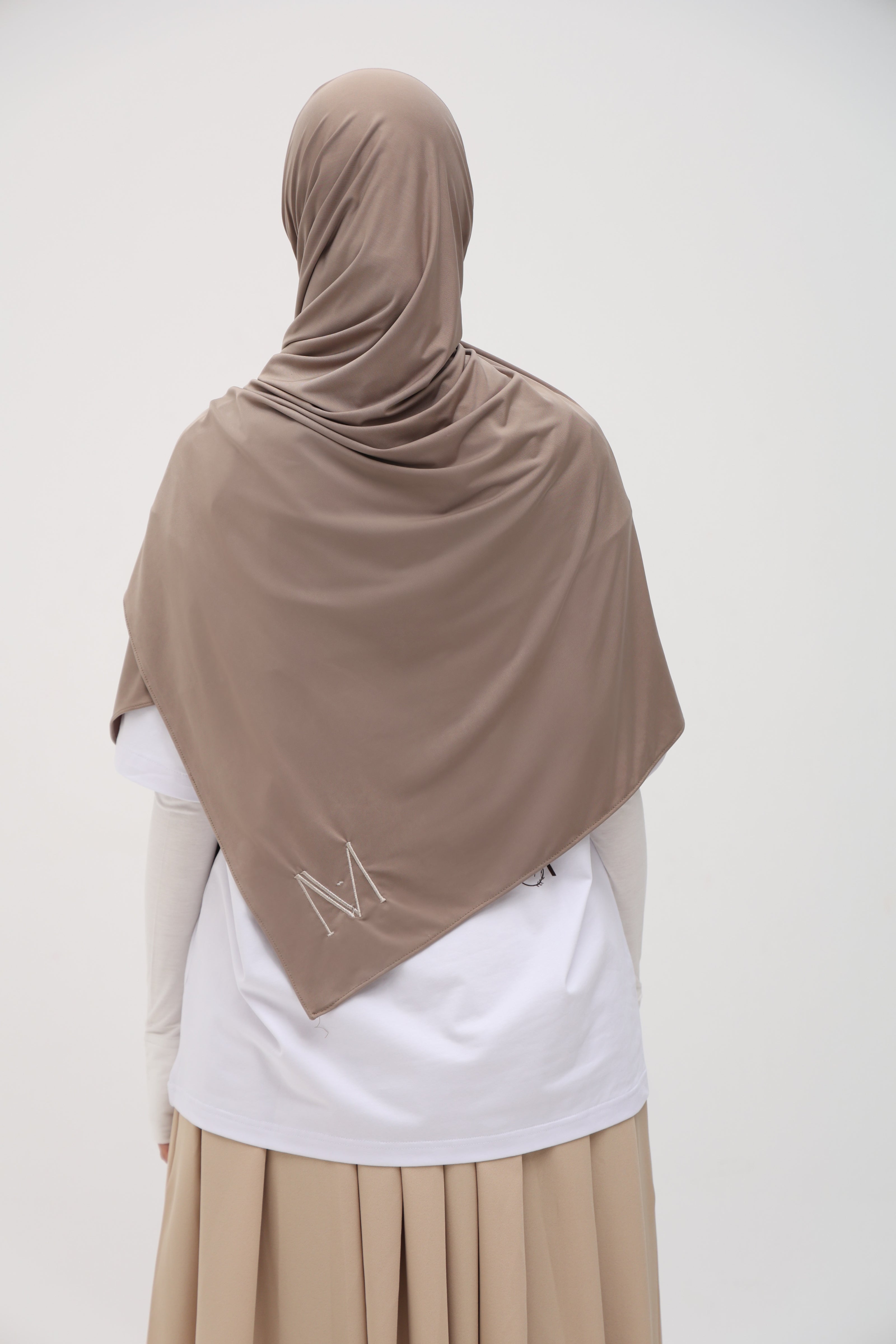 Hijab Jersey Liquid taupe