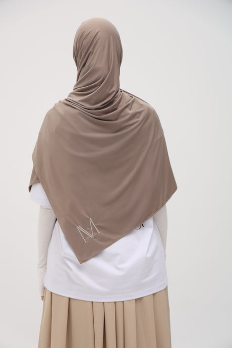 Hijab Jersey Liquid taupe