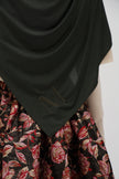 Hijab Jersey Premium vert kaki