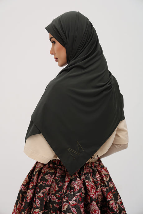 Hijab Jersey Liquid vert kaki